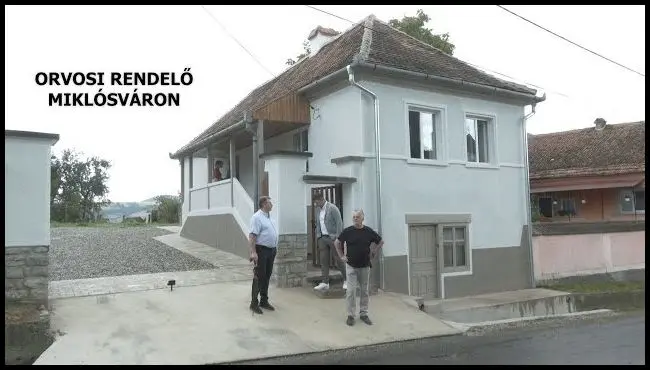 Handing over the medical office in Micloșoara