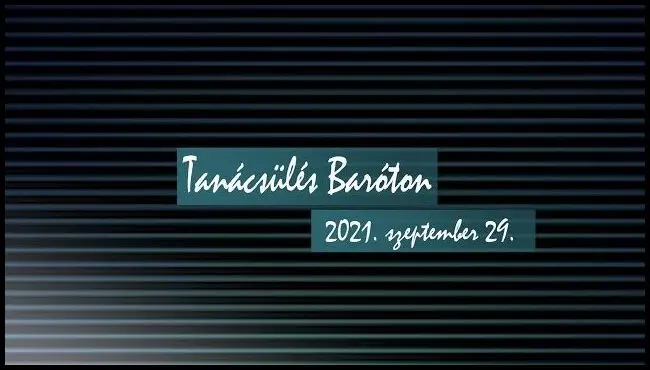 Şedinţă extraordinară de consiliu la Baraolt, 29 septembrie 2021.