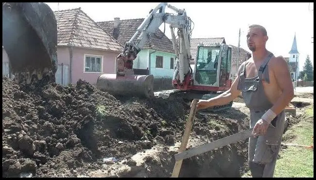 Lucrări în comuna Vargyas