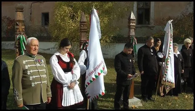 Commemoration in Biborțeni on the 61st anniversary of the 1956 revolution and the fight for freedom