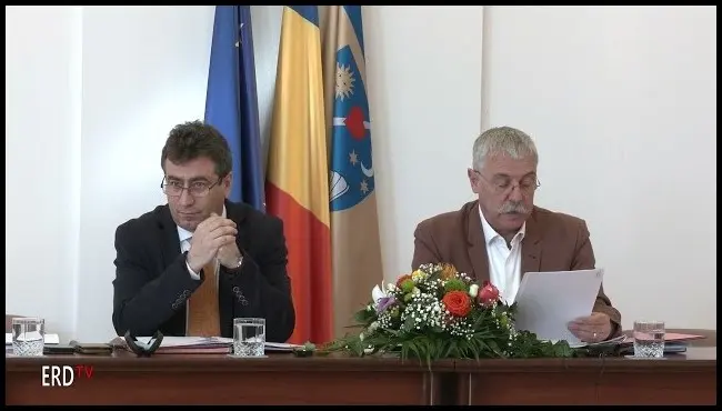 The meeting of the Covasna County Council on October 28.